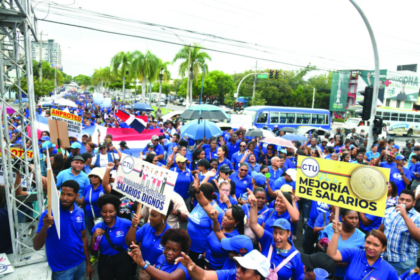 “Por la libertad sindical”, ADP se manifiesta en el Día del Trabajo
