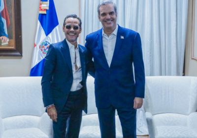 Presidente Abinader y Romeo Santos, entre invitados a la boda de Marc Anthony