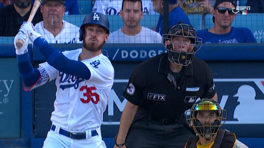 Cody Bellinger conectó dos jonrones y Dodgers barren a los Padres