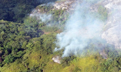 Los Haitises vuelve a ser afectado por incendios forestales