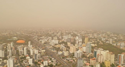 Polvo del Sahara incide en Republica Dominicana