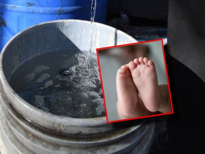 Niño de 2 años se ahoga en una cubeta