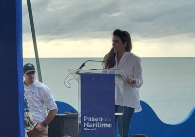 Presidente Luis Abinader inaugura el Paseo Marítimo del Malecón