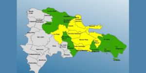 COE coloca a 8 provincias y Distrito Nacional en alerta amarilla y 10 en verde
