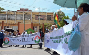 Quinto día de paro indefinido contra el gobierno en Bolivia