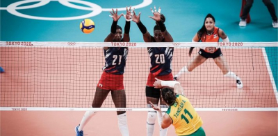 Dominicanas caen ante Brasil en la Liga de Naciones de Voleibol 2022