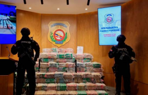 Encuentran casi 1,000 paquetes en puerto Multimodal Caucedo que se presume es cocaína