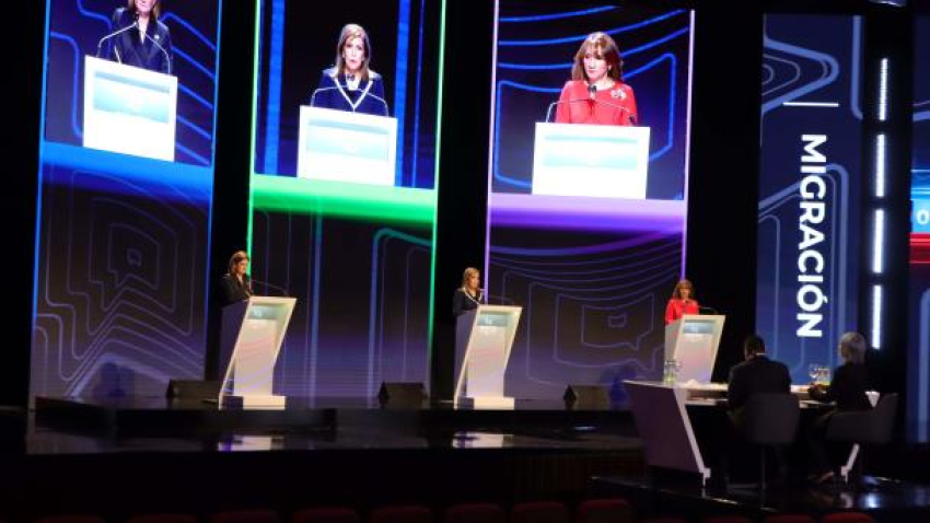 Debate de candidatas a vice: dos horas de propuestas entre Raquel Peña, Zoraima Cuello e Ingrid Mendoza