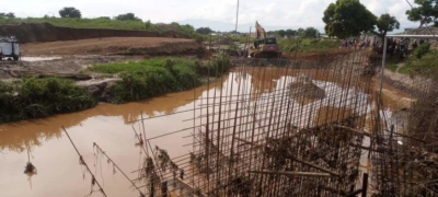 Lluvias provocan retrasos en construcción del canal haitiano en la frontera