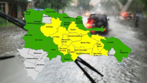 COE mantienen 11 provincias y al Distrito Nacional en alerta amarilla y aumenta 14 en verde